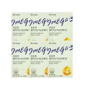 닥터린 초임계 알티지 오메가3 1025mg 30캡슐 6개