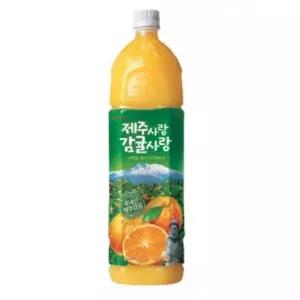 [셀러허브]롯데칠성음료 델몬트 제주감귤 제주사랑 감귤사랑 1.5L 12개입 /s (S33045203)