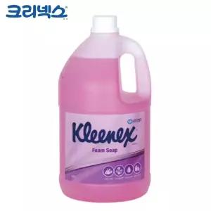 크리넥스 핸드워시 폼 솝 로즈라일락향 4L x 1개/대용량/비누/물비누/핸드/손물비누/크리너/리필/업소용