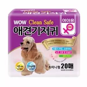 리브하우스 강아지 암컷 매너벨트 초미니 20개입 1P 기저귀 통풍 844581