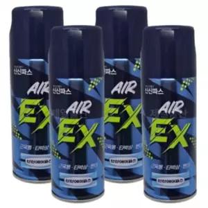 신신제약 에어파스 EX 200ml 쿨링 근육통 진통 스프레이 4개