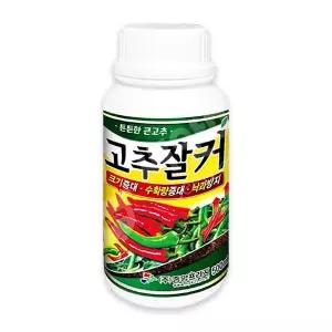 테온셀 고추잘커 500ml 고추 전용 비대제 아미노산 미량요소복합비료 식물영양제
