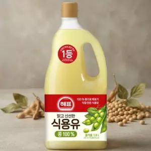 사조 해표 콩기름 식용유, 1.8L, 3개