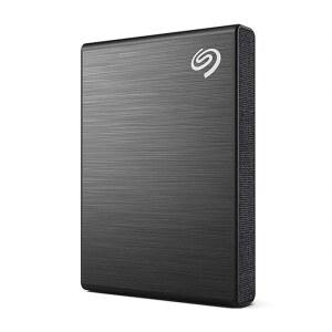 Seagate One Touch SSD 2TB 외장 휴대용 u2013 블랙, 최대 1030MB/s 속도, 6m Mylio Photo+ 구독, 6mo Dropbox 백업 플랜 u200B 및 구조 서비스(STKG2000400)
