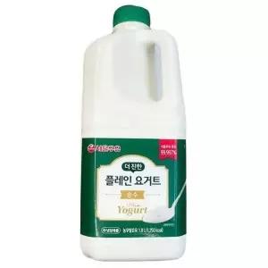 [서울우유] 더 진한 순수 플레인 요거트 1.8L a44668