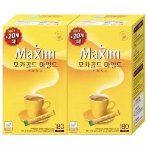 동서 맥심 모카골드 마일드 커피믹스 180T x 2개
