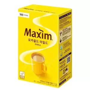 동서 맥심 모카골드 마일드 커피믹스 100T 스틱 일회용