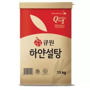 큐원 백설 하얀설탕 15kg 업소용 대용량