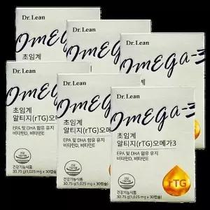 닥터린 초임계 알티지(rTG) 오메가3 6박스 (6개월분)