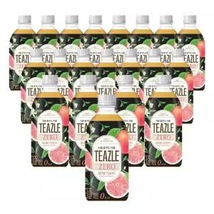 [음료센타]웅진 티즐제로 자몽블랙티500ml 20입