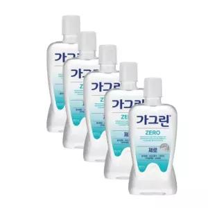 동아제약 가그린 제로 820ml 5개 구취제거