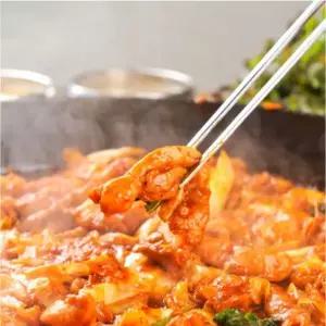 당일발송 우리집식품 대용량 우리집 춘천 왕 닭갈비 2250g 750g 3개 식사 점심시간 집밥 외식 일식 즉석요