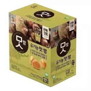 유기농 맛밤 714g 42g X 17개/유기농 간식 안주