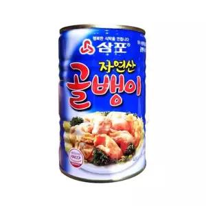 삼포 골뱅이캔 400gX24개 삼포골뱅이 골뱅이캔 골뱅이통조림 골뱅이