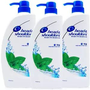 헤드앤숄더 쿨멘솔 샴푸 850ml x 3개~ 컨디셔너 린스
