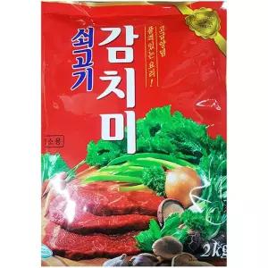 대상 쇠고기감치미 2KG 다시다 맛나 감치미 조미료 양