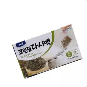 크린랩 다시백 소 8.5x7.5cm 50개입 다시망 국물팩 주머니