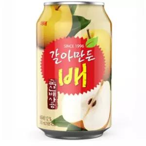 과즙음료 해태 갈아만든배 340ml X 24캔수 주스 어린이 간식 사무실 휴게실 접대용 매장 피씨방