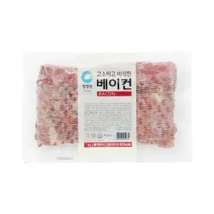 냉동 베이컨 1KG 베이컨 앞다리살 냉동
