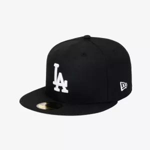 MLB LA다저스 베이직 피티드캡 블랙/화이트 11591149