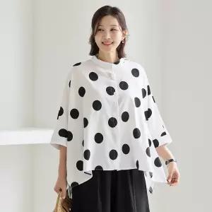 [김여사][무료배송] [빅사이즈](신상)(66-88) 팝 아트 차이나 셔츠 3NB604119