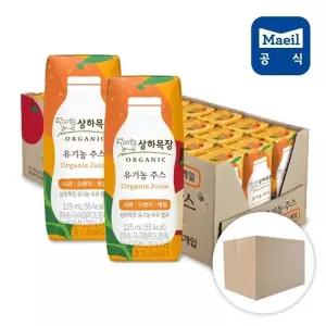 [매일][매일유업] 상하목장 유기농 주스 사과오렌지케일 주스 125ml 24팩_