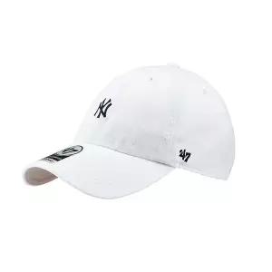 [47brand]47브랜드 B-BSRNR17GWS-WH 클린업 NY 뉴욕 양키스 스몰 로고 볼캡