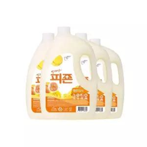 [텐바이텐]피죤 일반섬유유연제 강력탈취 섬유유연제 옐로미모사 3100ml X 4개