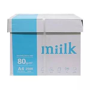밀크 TFW120I2 2500장 복사용지 A4 종이 80g 에이포 500X5권 T
