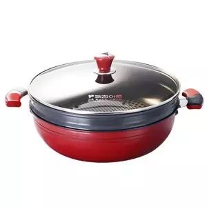 [NS홈쇼핑]키친아트 찜냄비 경질 찜솥 채반 찜기 찜통 2단 28cm[35912457]