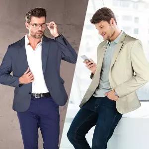 [하프클럽/쟌피엘]쟌피엘 쿨링엣지 세미정장자켓 남자콤비 여름마이