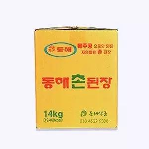 동해촌된장 14kg 동해된장 업소용 대용량 콩된장