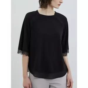 레이스패치 티셔츠 VOCAS4M4121 EIC