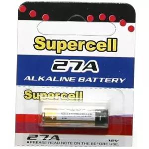 Supercell 건전지 27A 12V 알카라인 5개 리모컨 전자기기 배터리