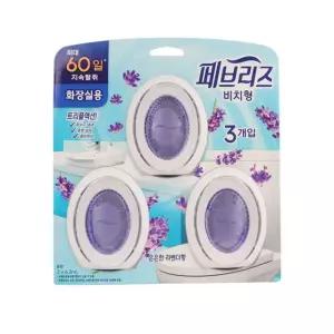 페브리즈 비치형 화장실용 은은한라벤더향 3개입 변기 /화장실탈취제/화장실방향제