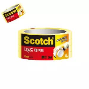 마타 3M 스카치 테이프 75mm코어 508 리필 12x20x4롤 택배테이프