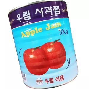 우림 사과잼 3Kg 잼소스 토스트잼 베이킹재료