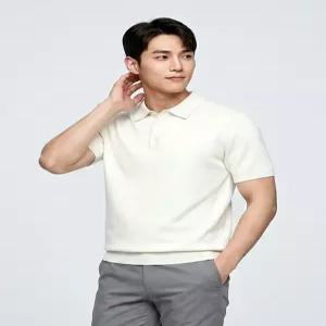 [BY파크랜드][오스틴리드]아이보리 카라넥 데일리 니트-A6NQ2310526B