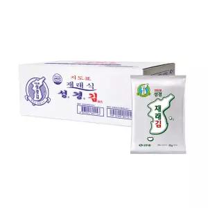 성경김 재래 전장김 조미 재래 구운 맛있는 김 30g, 20개