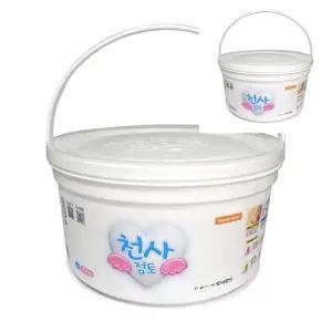 한챠 천사점토 벌크 350G 통 클레이점토 만들기교구 유아미술재료