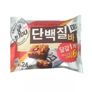 (337.5gx2개) 오리온 닥터유 단백질바 미니/어린이/간식/대용량/탕비실/학교/견과류바/곡물/과자/에너지바