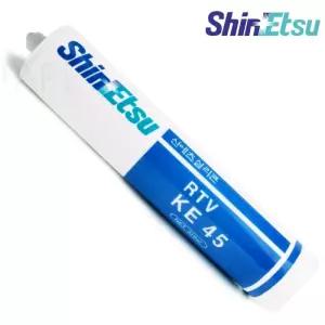 신에츠 RTV 고무 실리콘 KE-45 카트리지 310ml 백색/무선/글루건/용기/방수/방청/윤활제/목공/본드/타일/투