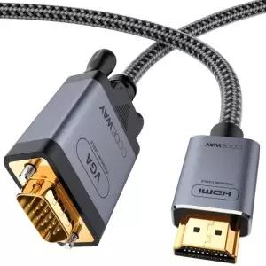 코드웨이 HDMI 2.0 to RGB(VGA) 변환케이블 1.2m