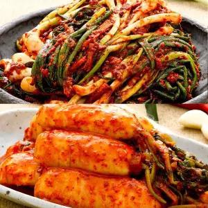 하나김치 파김치 2kg + 총각김치 2kg