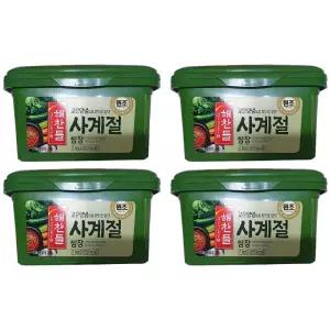 해찬들 사계절 쌈장 1KG 4개