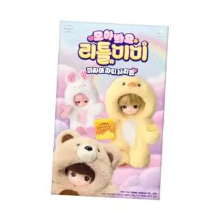 모아봐요 인형놀이완구 리틀 미미 키링 파자마파티 1개 랜덤발송 장난감 키홀더 열쇠고리 생일선물 키체인 가방