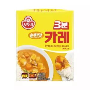 오뚜기 3분 카레 순한맛 200g 24개입