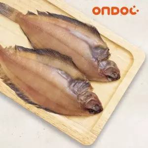 [온도씨]국내산 반건조 무염 기름가자미(대) 1kg (5-7미)