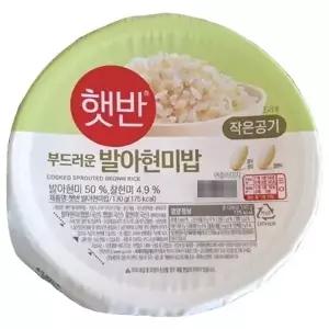 햇반 발아현미밥 작은공기 130g 36개 (최신제조)