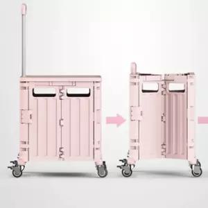 4바퀴 카트 접이식 쇼핑 핸드 중형 대형 카드 휴대용 여행용